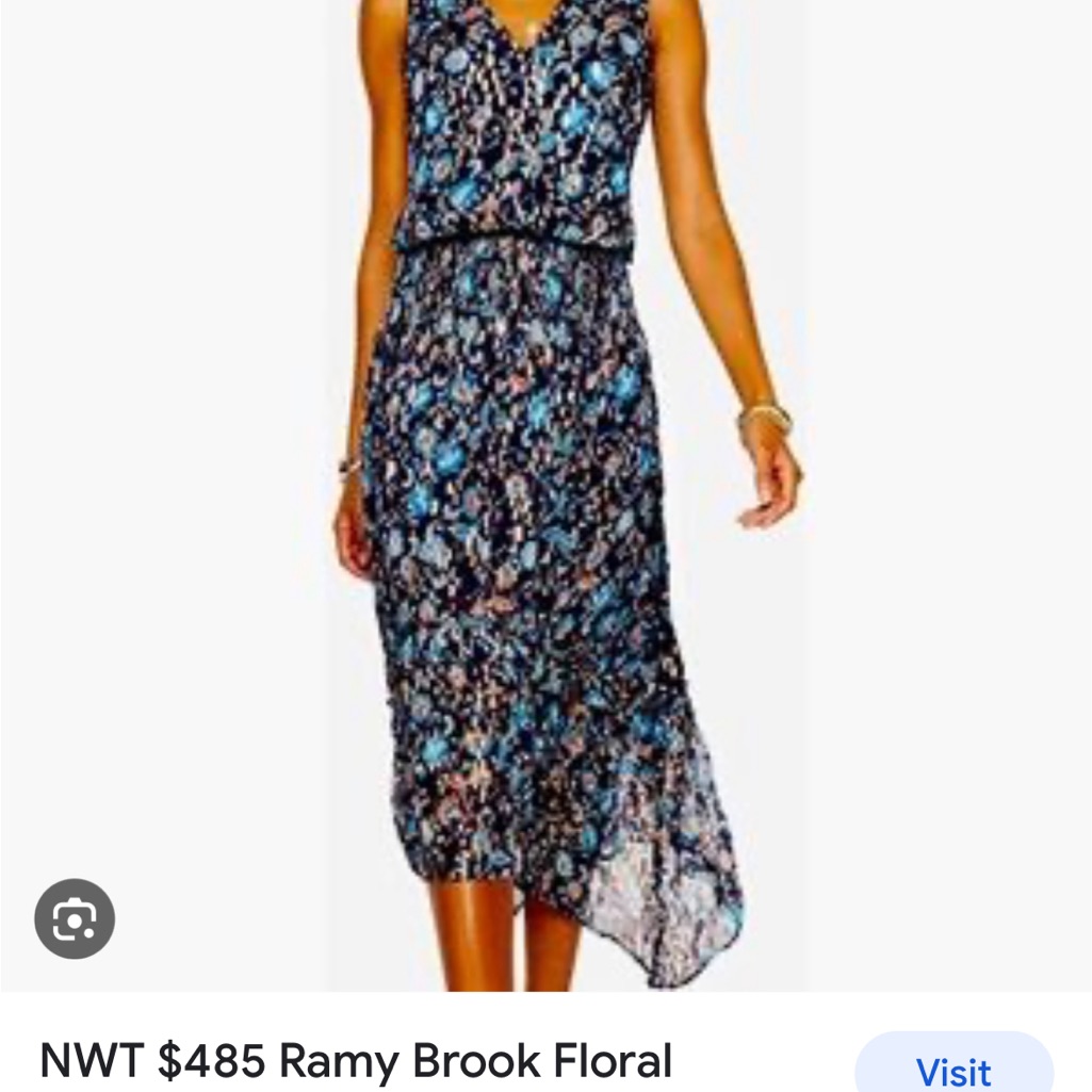 Brand New With Tags Never Worn Ramy Brook Printed Mia Dress. Small